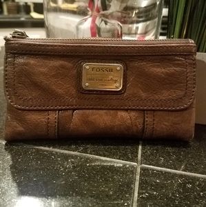 Vintage Fossil leather wallet